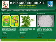Tablet Screenshot of bpagrochemicals.com